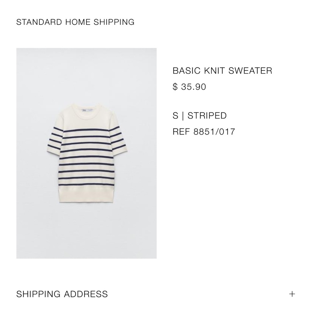 Zara Basic Knit Top - Picture 2 of 2